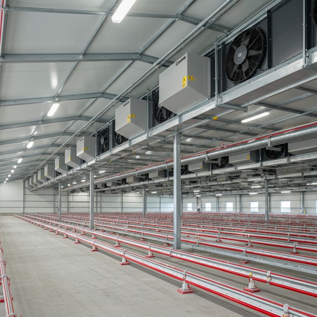 โรงเรือนระบบ EVAP ของ PT Group Farm